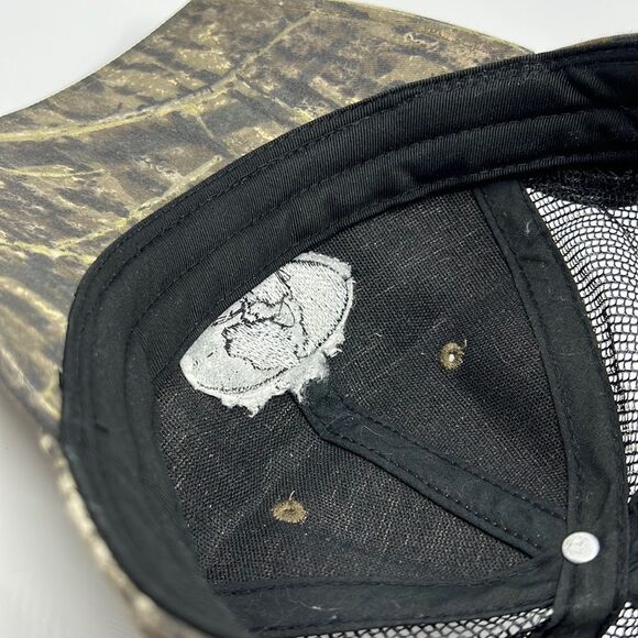 Mossy Oak Camouflage Hat Hunt Woodland Camo Fish Baseball Velcro Backstrap - Picture 11 of 14